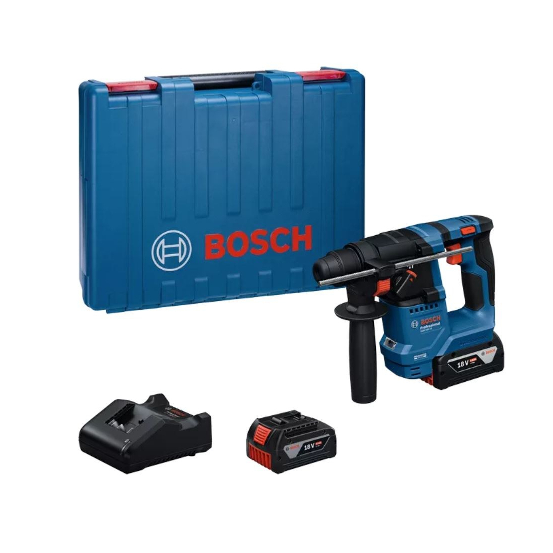 Akum. perforatorius Bosch GBH 18V-18, 18V, 2x4,0Ah, 0611927002