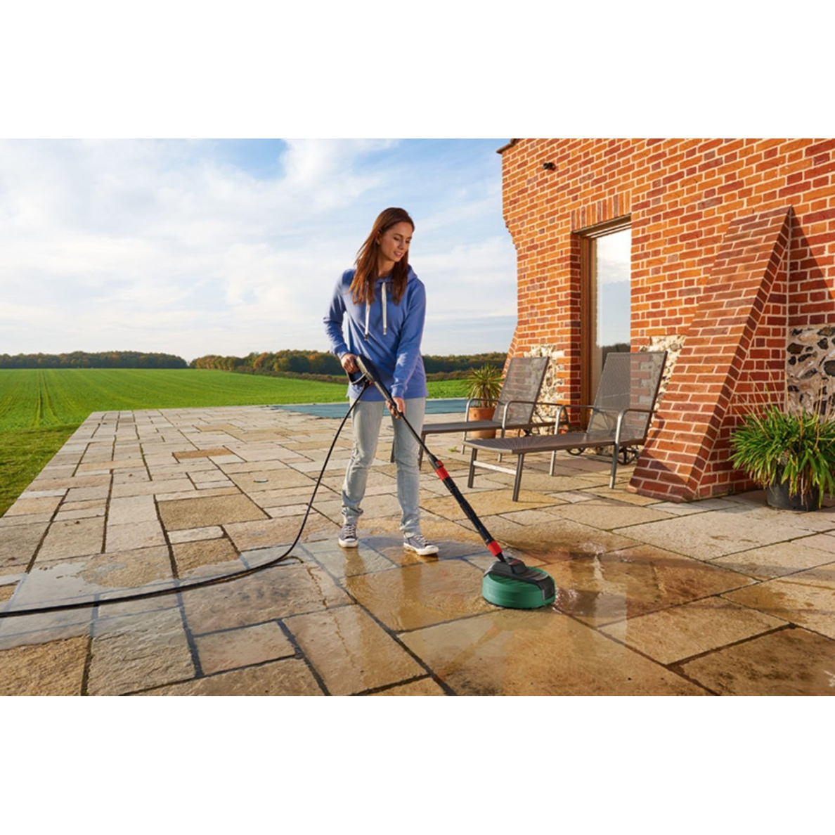 Terasų plovimo įrenginys Bosch AQT AquaSurf 280, F016800466 1 Terasų plovimo įrenginys Bosch AQT AquaSurf 280, F016800466 1