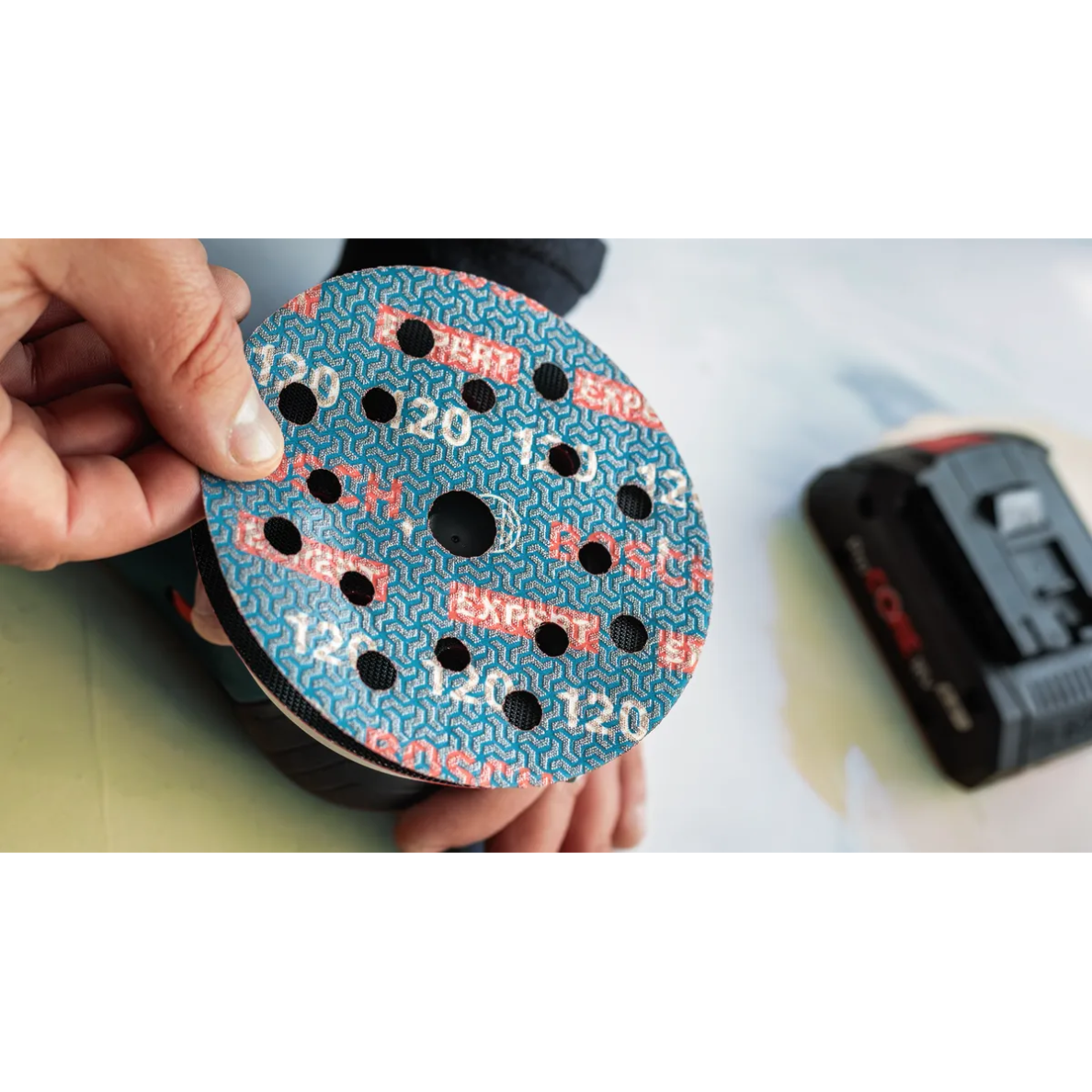 Bosch Fol.šlif.diskas O780,50 EXPERT, 125 mm, G80 2608902409 2