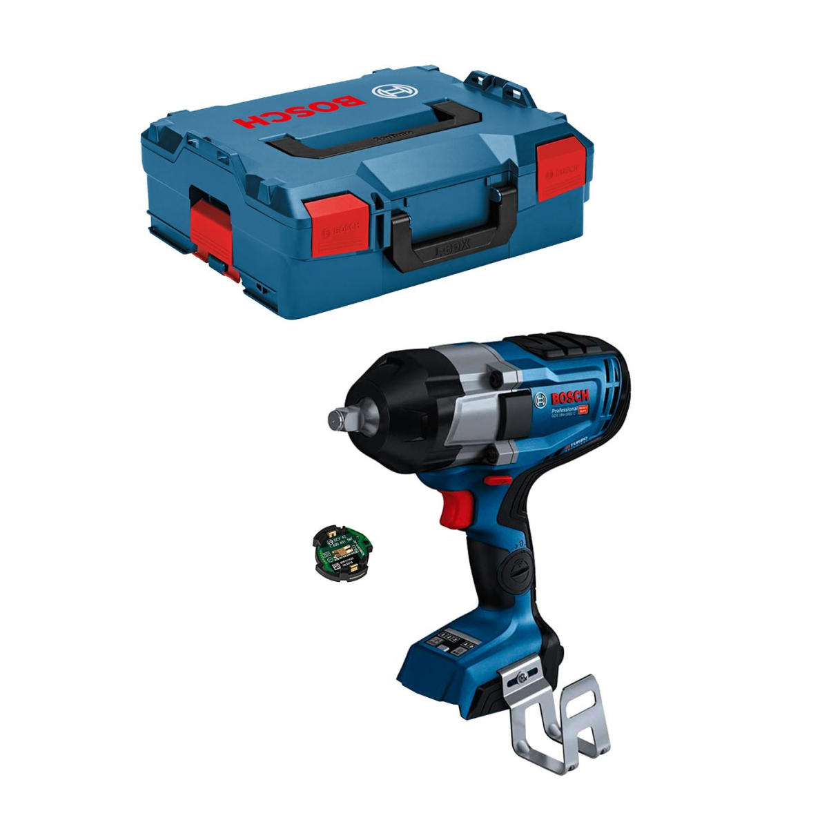 Akum. smūginis veržliasukis Bosch GDS 18V-1000 C, 18V (be akum. ir krov.) 06019J8001