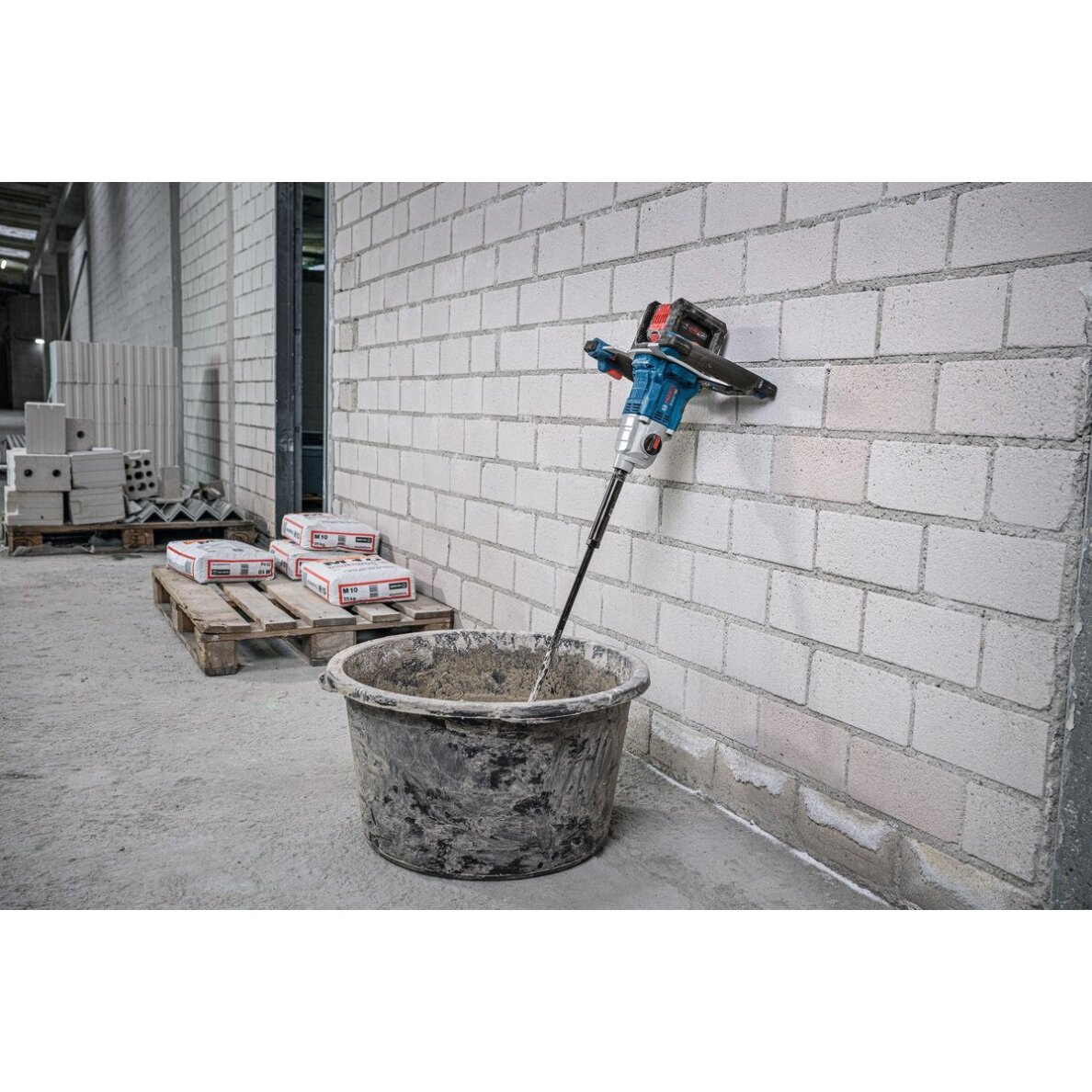 Akumuliatorinė maišyklė Bosch GRW 18V-160 Professional, 18 V (be akum. ir krov.) 06011C3000 2