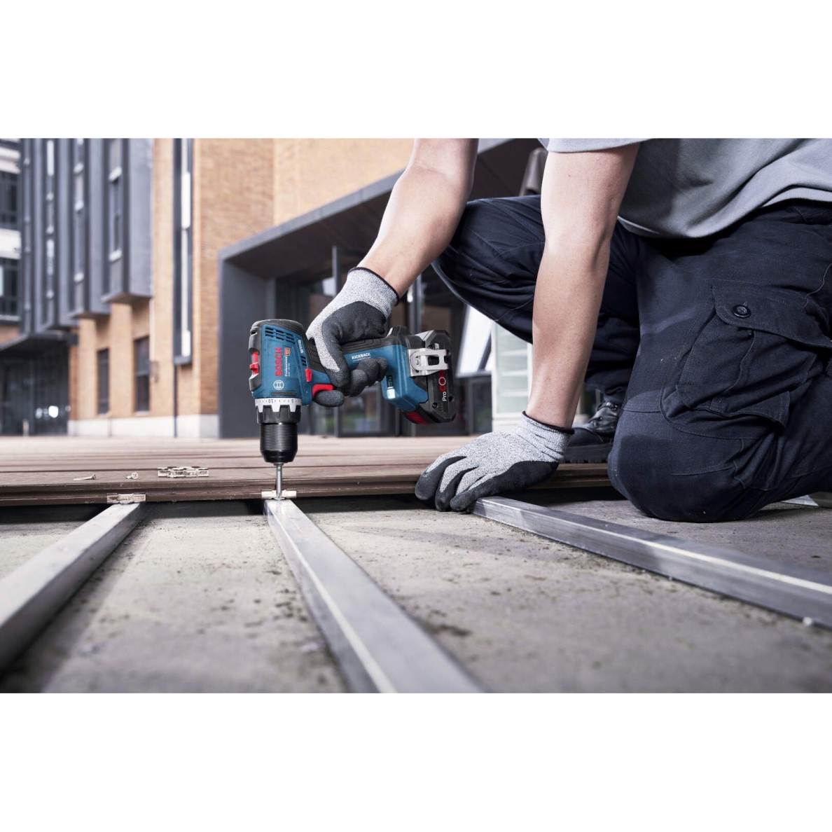 Akum. suktuvas-gręžtuvas Bosch GSR 18V-65, 18 V, 2x4.0 Ah, 06019N3206 2