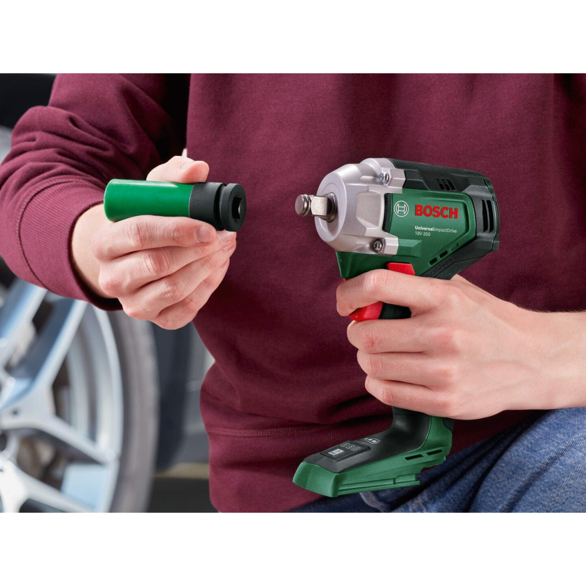 Akum. smūginis veržliasukis Bosch Universal ImpactDrive 18V-350, 18 V (be akum. ir krov.) 0603980304 2 Akum. smūginis veržliasukis Bosch Universal ImpactDrive 18V-350, 18 V (be akum. ir krov.) 0603980304 2