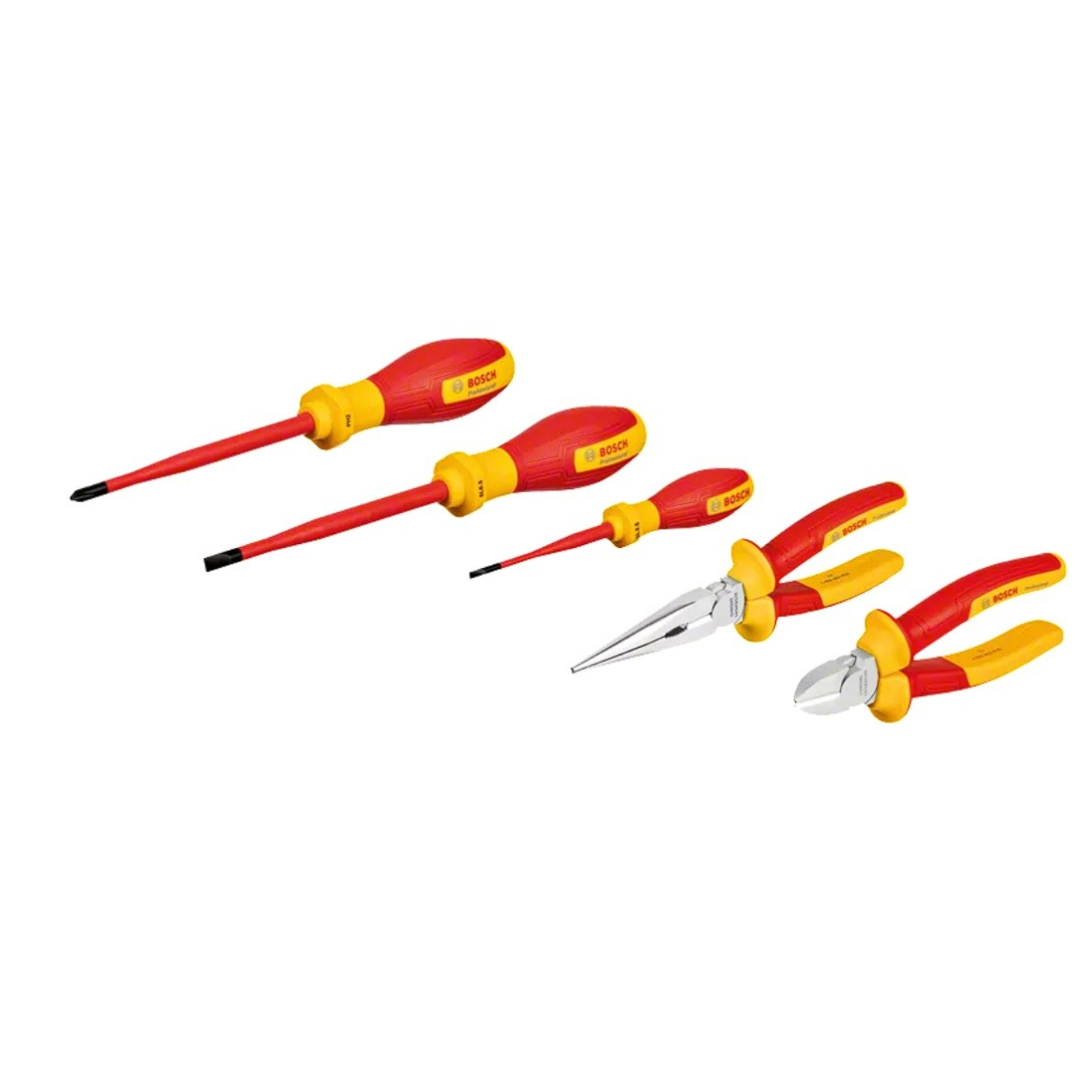 Replių ir atsuktuvų rinkinys Bosch VDE 1600A02NG2, 5 vnt. Replių ir atsuktuvų rinkinys Bosch VDE 1600A02NG2, 5 vnt.