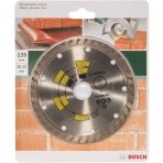 BOSCH Deimantinis pjovimo diskas 125mm Univesal Turbo