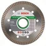 Deimantinis pjovimo diskas Bosch BEST FOR CERAMIC EXTRACLEAN TURBO, 115 mm, 2608602478