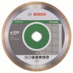 Deimantinis pjovimo diskas Bosch PROFESSIONAL FOR CERAMIC, 200 mm, 2608602537