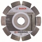 Deimantinis pjovimo diskas Bosch EXPERT FOR CONCRETE, 125 mm, 2608602556