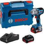 Akum. smūginis veržliasukis Bosch GDS 18V-450, 18V, 2x5.0Ah, 06019K4003