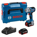 Aakum. smūginis veržliasūkis Bosch GDS 18V-450 PC, 18V, 2x4.0Ah, 06019K4102
