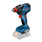Akum. smūginis veržliasukis Bosch GDX 18V-200, 18V (be akum. ir krov.) 06019J2204
