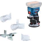 Akumuliatorinė kantų freza Bosch GKF 18V-8 Professional, 18 V, (be akum. ir krov.) 06016C2000