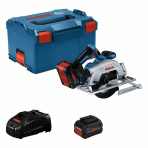 Akumuliatorinis diskinis pjūklas Bosch GKS 18V-57-2, 18V, 2x5.5Ah, 06016C1202
