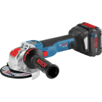 Akum. kampinis šlifuoklis Bosch GWX 18V-10 SC, 18V, 2x5.5Ah, 06017B0402