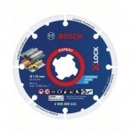 Deimantinis pjovimo diskas Bosch X-LOCK, 115 mm, 2608900532
