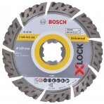 Deimantinis pjovimo diskas Bosch X-LOCK, 125x22,23x2,4 mm, 2608615161