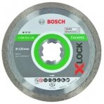 Deimantinis pjovimo diskas Bosch XLOCK Standard Ceramic, 125 mm, 2608615138