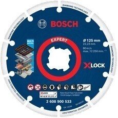 Deimantinis pjovimo diskas Bosch X-LOCK, 125mm, 2608900533 Deimantinis pjovimo diskas Bosch X-LOCK, 125mm, 2608900533