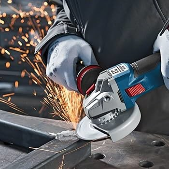 Akumuliatorinis kampinis šlifuoklis Bosch GWS 18V-8, 18V (be akum. ir krov.) 06019N9000 1