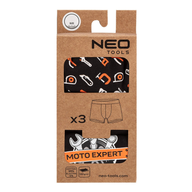 Bokseriniai šortai baziniai, 3 vnt., XXL dydis 2 Bokseriniai šortai baziniai, 3 vnt., XXL dydis 2