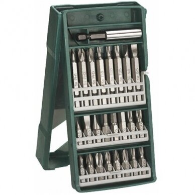 Sukimo antgalių kompl. Bosch Mini X-line, PH, PZ, T, S, HEX, 24 vnt.+magn. laikiklis, 2607019676 Sukimo antgalių kompl. Bosch Mini X-line, PH, PZ, T, S, HEX, 24 vnt.+magn. laikiklis, 2607019676