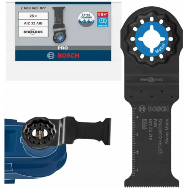 Priedas daugiafunkciniam įrankiui Bosch AIZ 32 AIB, (25vnt.) 2608669077