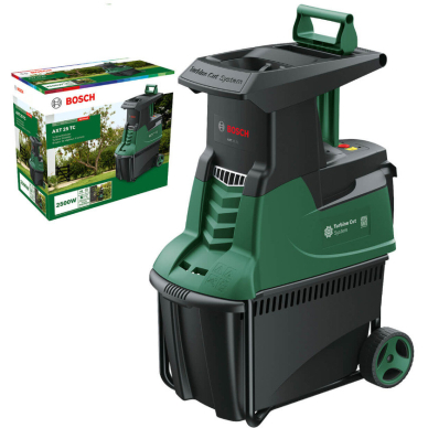 Elektrinis šakų smulkintuvas Bosch AXT 25 TC, 2500 W, 060080330C Elektrinis šakų smulkintuvas Bosch AXT 25 TC, 2500 W, 060080330C