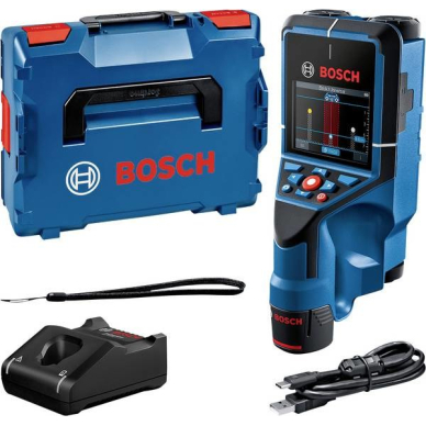 Metalo ir medienos ieškiklis Bosch D-Tect 200 C, 12 V, 1x2,0 Ah, 0601081601 Metalo ir medienos ieškiklis Bosch D-Tect 200 C, 12 V, 1x2,0 Ah, 0601081601