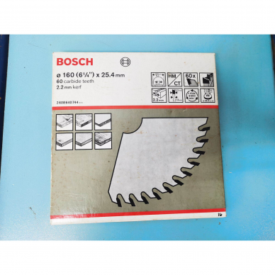 Deimantinis pjovimo diskas Bosch, 160 mm 1