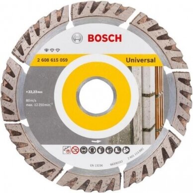 Deimantinis pjovimo diskas Bosch Universal 230 mm, 2608615065