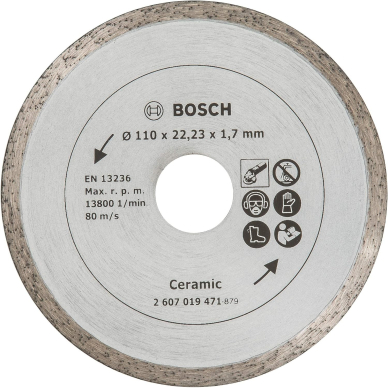 Deimantinis pjovimo diskas Bosch, Ø110, 2607019471