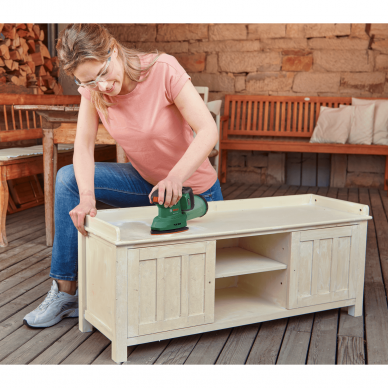 Akumuliatorinis šlifuoklis Bosch EasySander 18V-8, 18 V, (be akum. ir krov.) 2 Akumuliatorinis šlifuoklis Bosch EasySander 18V-8, 18 V, (be akum. ir krov.) 2