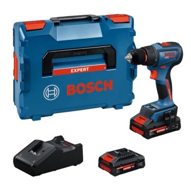 Akumuliatorinis gręžtuvas-suktuvas Bosch EXSR18V-90 2x4 EXBA, GAL 18V-40, LB 06019R2101