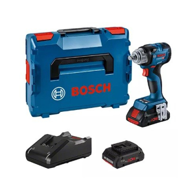 Akum. smūginis veržliasukis Bosch GDS 18V-330 HC, 18V, 2x4.0Ah, 06019L5002 Akum. smūginis veržliasukis Bosch GDS 18V-330 HC, 18V, 2x4.0Ah, 06019L5002