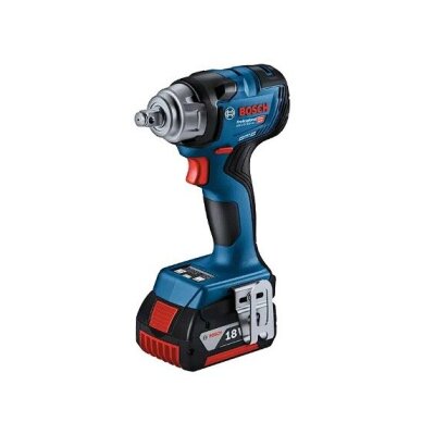Akum. smūginis veržliasukis Bosch GDS 18V-330 HC Professional LB, 18V, 2x5.0Ah, 06019L5003 1