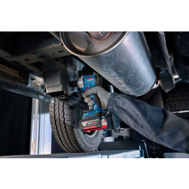 Akumuliatorinis veržliasukis Bosch GDS 18V-350, 18V, 2x4.0Ah, 06019M5022 4