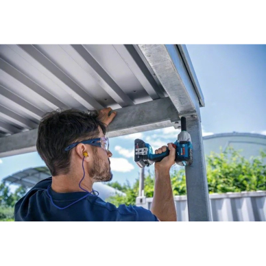 Akum. smūginis veržliasūkis Bosch GDS 18V-450 PC, 18 V (be akum. ir krov.) 06019K4101 1