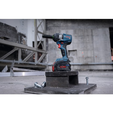 Akum. smūginis veržliasukis Bosch GDS 18V-750 C, 18V, (be akum. ir krov.) 06019L9000 2