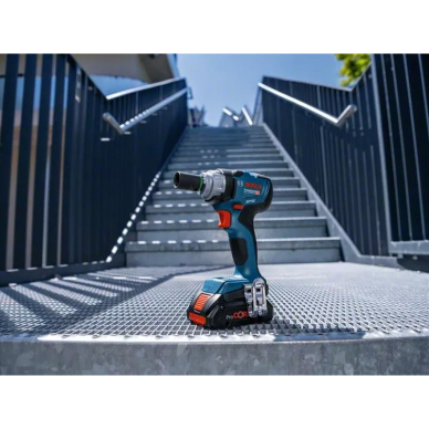 Akumuliatorinis smūginis veržliasukis Bosch GDS 18V-750 C, 18 V (be akum. ir krov.) 06019L9001 1 Akumuliatorinis smūginis veržliasukis Bosch GDS 18V-750 C, 18 V (be akum. ir krov.) 06019L9001 1