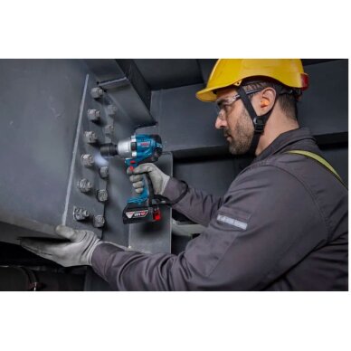 Akumuliatorinis smūginis veržliasukis Bosch GDS 18V-780, 18V (be akum. ir krov.) 06019P4000 2