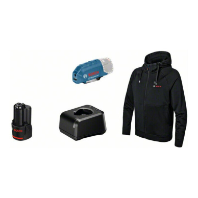 Šildomas megztinis Bosch GHH 12V, dydis 3XL, 1x2.0Ah, 06188000GG
