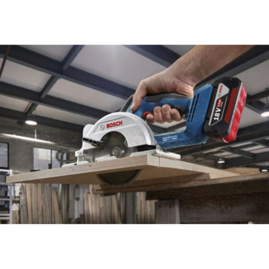 Akumuliatorinis diskinis pjūklas Bosch GKS 18V-51, 18 V, 2x4,0Ah CT, 06019M3122 2
