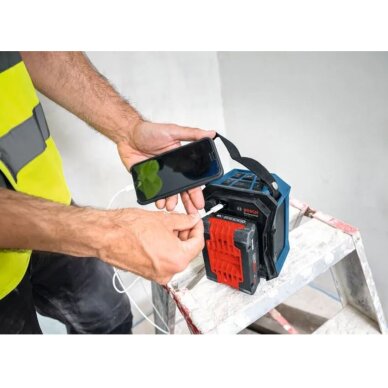 „Bluetooth®“ garsiakalbis Bosch GPB 18V-1C Solo, 18V, (be akum. ir krov.) 06014A7000 2