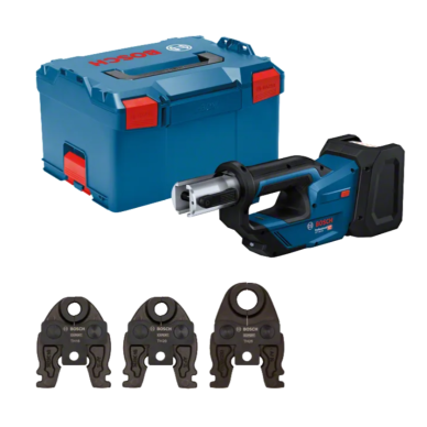 Akumuliatorinis presavimo įrankis Bosch GPT 18V-19 Solo, Kit TH-16/20/26, LB 06019M2004