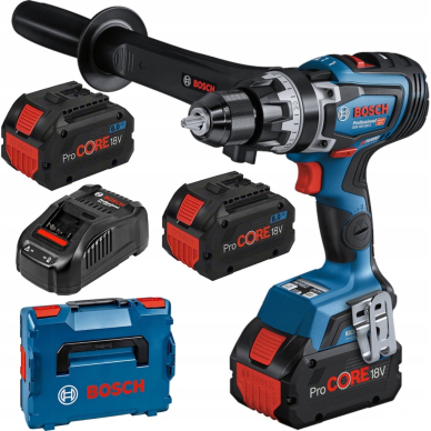 Akum. atsuktuvas Bosch GSB 18V-150 C, 18V, 3x8.0Ah, 0615A5002Y