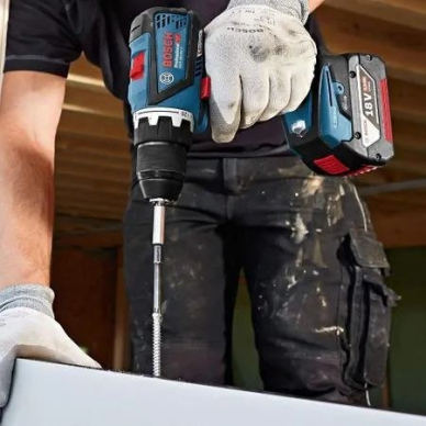 Akum. suktuvas-gręžtuvas Bosch GSR 18V-65, 18V, 2x5.0Ah, 06019N3232 2