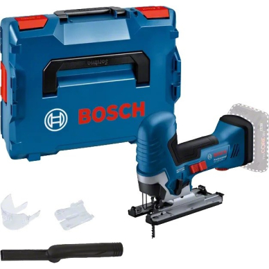 Akumuliatorinis siaurapjūklis Bosch GST 18V-125 S, 18V (be akum. ir krov.) 06015B2000