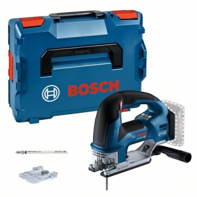 Akumuliatorinis siaurapjūklis Bosch GST 18V-155 BC, 18V (be akum. ir krov.) 06015B1000