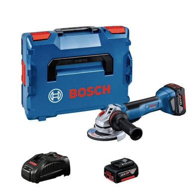 Akum. kampinis šlifuoklis Bosch GWS 18V-10 P, 18V, 2x5.0Ah, 06019J4101 Akum. kampinis šlifuoklis Bosch GWS 18V-10 P, 18V, 2x5.0Ah, 06019J4101