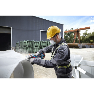 Akumuliatorinis kampinis šlifuoklis Bosch GWS 18V-11, 18V, 2x5.0Ah, 06019N4103 2